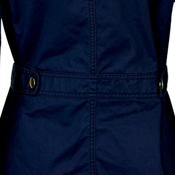 J.Crew Navy Utility Jacket — Gold Hardware — Size Small - Picture 8 of 9